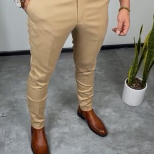 BearFit Essential Formal Trousers – Beige