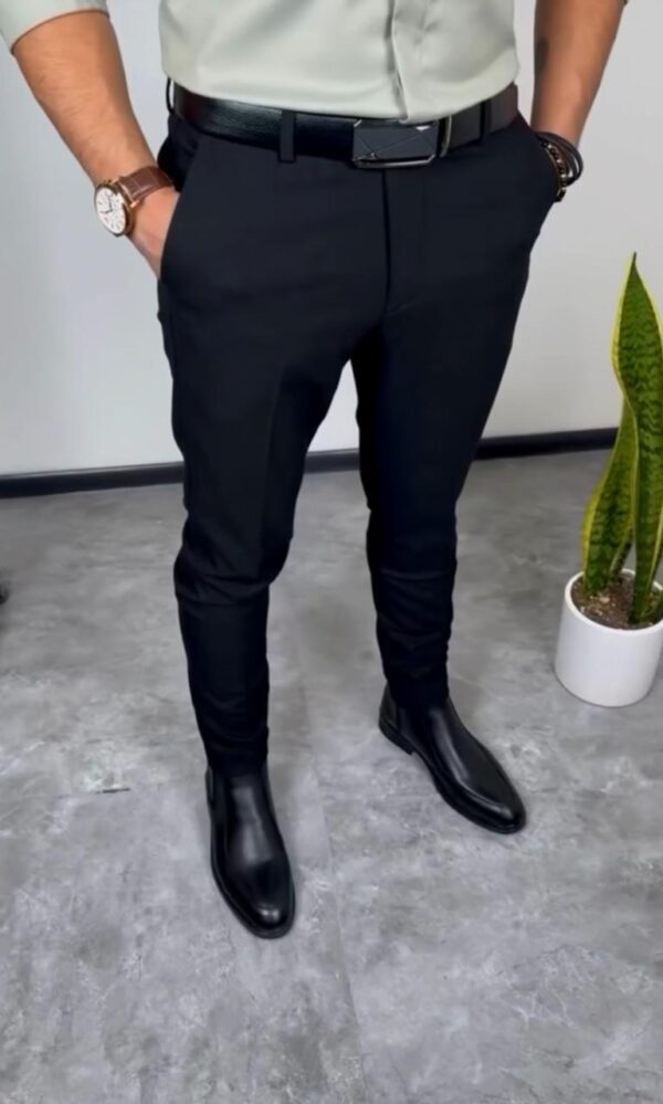 BearFit Essential Formal Trousers – Classic Black