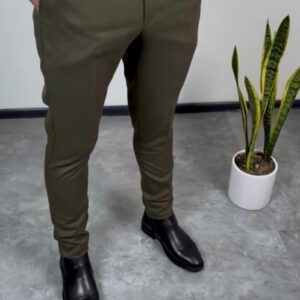 BearFit Essential Formal Trousers – Olive Grey