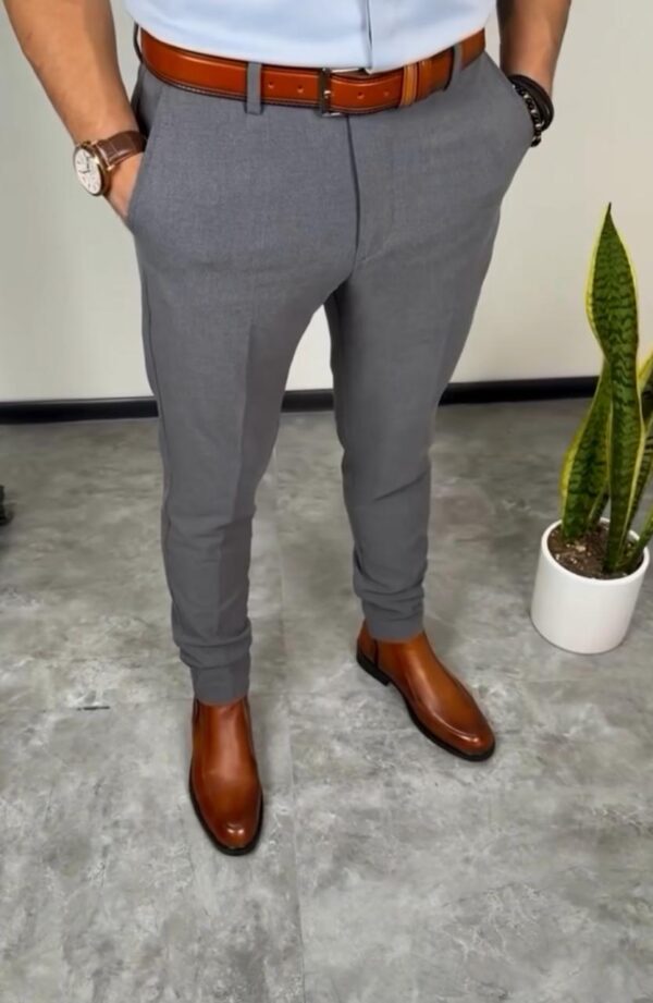 BearFit Essential Formal Trousers – Slate Grey
