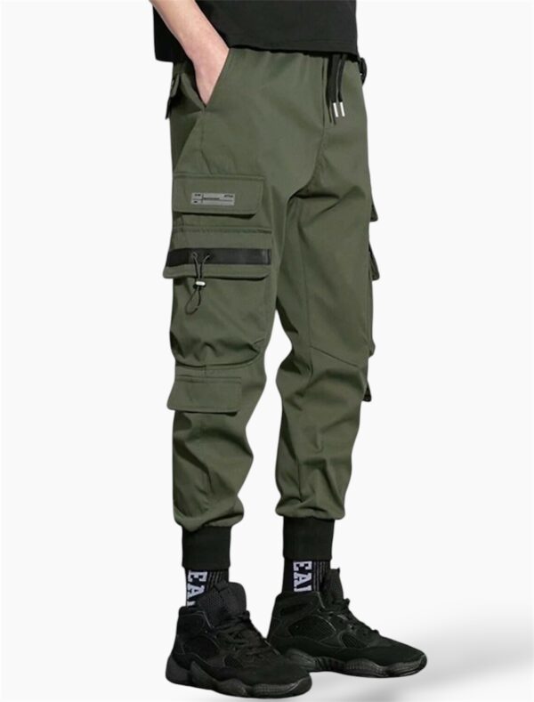 Tactical Edge Techwear Cargo Pants (Deep Olive)